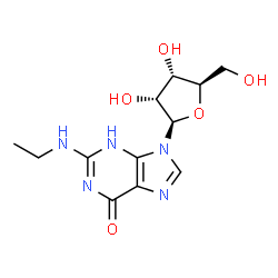 ChemSpider 2D Image | N-Ethylguanosine | C12H17N5O5