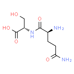 ChemSpider 2D Image | L-Glutaminyl-L-Serine | C8H15N3O5