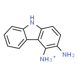 ChemSpider 2D Image | 3-Amino-9H-carbazol-4-aminium | C12H12N3