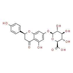 ChemSpider 2D Image | Naringenin-7-O-Î²-D-Glucuronide | C21H20O11