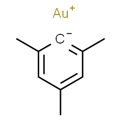 ChemSpider 2D Image | (2,4,6-TRIMETHYLPHENYL)GOLD | C9H11Au