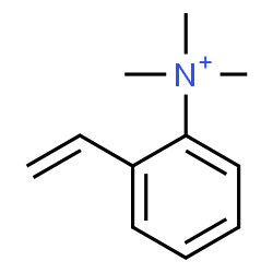 ChemSpider 2D Image | N,N,N-Trimethyl-2-vinylanilinium | C11H16N
