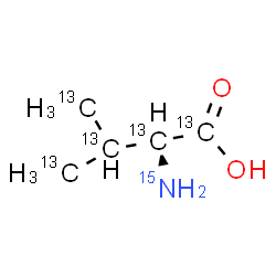 ChemSpider 2D Image | (~13~C_5_,~15~N)Valine | 13C5H1115NO2