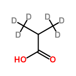 InChI=1/C4H8O2/c1-3(2)4(5)6/h3H,1-2H3,(H,5,6)/i1+1D3,2+1D3