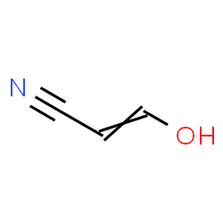 ChemSpider 2D Image | 3-hydroxyacrylonitrile | C3H3NO