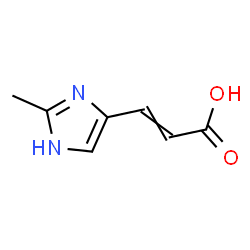 ChemSpider 2D Image | 3-(2-methyl-1h-imidazol-4-yl)acrylic acid | C7H8N2O2