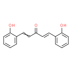 ChemSpider 2D Image | (1E)-1,5-Bis(2-hydroxyphenyl)-1,4-pentadien-3-one | C17H14O3