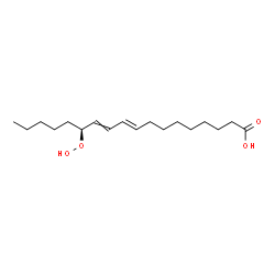 ChemSpider 2D Image | (9E,13S)-13-Hydroperoxy-9,11-octadecadienoic acid | C18H32O4
