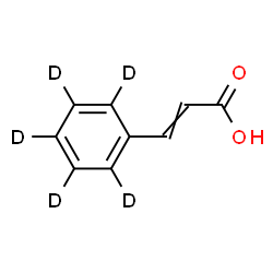 ChemSpider 2D Image | 3-(~2~H_5_)Phenylacrylic acid | C9H3D5O2