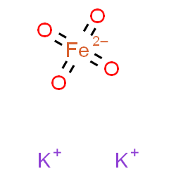 ChemSpider 2D Image | Dipotassium tetraoxoferrate(2-) | FeK2O4