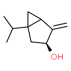 ChemSpider 2D Image | (3S)-1-Isopropyl-4-methylenebicyclo[3.1.0]hexan-3-ol | C10H16O