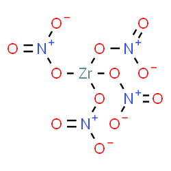 ChemSpider 2D Image | Zirconium(4+) tetranitrate | N4O12Zr