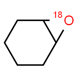 ChemSpider 2D Image | (~18~O)-7-Oxabicyclo[4.1.0]heptane | C6H1018O