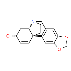 ChemSpider 2D Image | (3alpha,13beta,19alpha)-1,2-Didehydrocrinan-3-ol | C16H17NO3