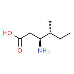 ChemSpider 2D Image | (3S,4R)-3-Amino-4-methylhexanoic acid | C7H15NO2