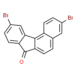 ChemSpider 2D Image | 3,10-Dibromo-7H-benzo[c]fluoren-7-one | C17H8Br2O