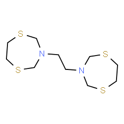ChemSpider 2D Image | 3,3'-(1,2-Ethanediyl)bis(1,5,3-dithiazepane) | C10H20N2S4