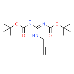 ChemSpider 2D Image | Bis(2-methyl-2-propanyl) [(E)-(2-propyn-1-ylamino)methylylidene]biscarbamate | C14H23N3O4
