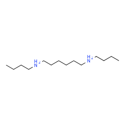 ChemSpider 2D Image | N,N'-Dibutyl-1,6-hexanediaminium | C14H34N2