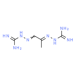 ChemSpider 2D Image | (2'E)-2,2'-[(2E)-1,2-Propanediylidene]dihydrazinecarboximidamide | C5H12N8