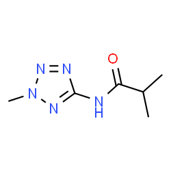 ChemSpider 2D Image | 2-Methyl-N-(2-methyl-2H-tetrazol-5-yl)propanamide | C6H11N5O