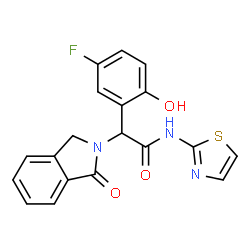 ChemSpider 2D Image | EAI045 | C19H14FN3O3S