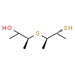 ChemSpider 2D Image | (3S)-3-{[(2R,3R)-3-Sulfanyl-2-butanyl]sulfanyl}-2-butanol | C8H18OS2