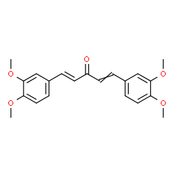 ChemSpider 2D Image | (1E)-1,5-Bis(3,4-dimethoxyphenyl)-1,4-pentadien-3-one | C21H22O5