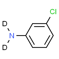 ChemSpider 2D Image | 3-Chloro(~2~H_2_)aniline | C6H4D2ClN