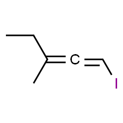ChemSpider 2D Image | 1-Iodo-3-methyl-1,2-pentadiene | C6H9I