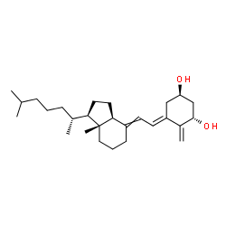ChemSpider 2D Image | (1S,3R,5E)-9,10-Secocholesta-5,7,10-triene-1,3-diol | C27H44O2