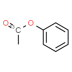 ChemSpider 2D Image | Phenyl (1-~13~C)acetate | C713CH8O2
