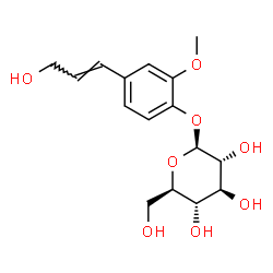 ChemSpider 2D Image | coniferin | C16H22O8