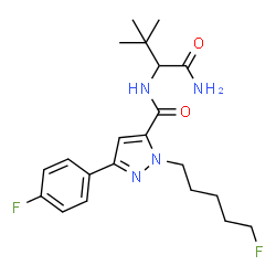 ChemSpider 2D Image | 5-fluoro-3,5-ADB-PFUPPYCA | C21H28F2N4O2
