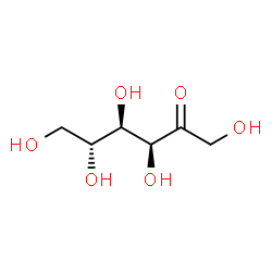ChemSpider 2D Image | D-(&minus;)-Fructose | C6H12O6