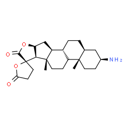 ChemSpider 2D Image | (3beta,5alpha,9xi,16beta)-3-Amino-16,21:20,24-diepoxycholane-21,24-dione | C24H35NO4