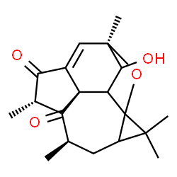 ChemSpider 2D Image | (5R,9S,13R)-14-Hydroxy-2,2,5,9,13-pentamethyl-16-oxapentacyclo[11.2.1.0~1,3~.0~7,11~.0~7,15~]hexadec-11-ene-6,10-dione | C20H26O4