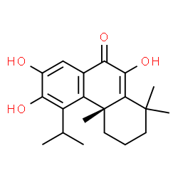 ChemSpider 2D Image | 6,12,13-Trihydroxy-11-isopropylpodocarpa-5,8,11,13-tetraen-7-one | C20H26O4