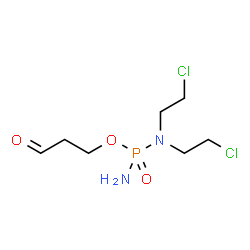 ChemSpider 2D Image | 3-Oxopropyl N,N-bis(2-chloroethyl)phosphorodiamidate | C7H15Cl2N2O3P