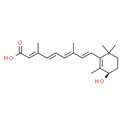 ChemSpider 2D Image | (4R)-4-Hydroxyretinoic acid | C20H28O3