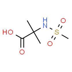 ChemSpider 2D Image | 2-Methyl-N-(methylsulfonyl)alanine | C5H11NO4S