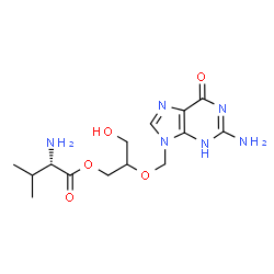 ChemSpider 2D Image | valganciclovir | C14H22N6O5