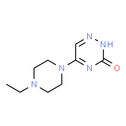 ChemSpider 2D Image | 5-(4-Ethyl-1-piperazinyl)-1,2,4-triazin-3(2H)-one | C9H15N5O