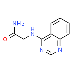 ChemSpider 2D Image | 2-(quinazolin-4-ylamino)acetamide | C10H10N4O