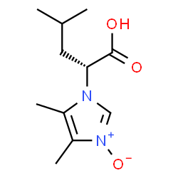ChemSpider 2D Image | (2R)-2-(4,5-Dimethyl-3-oxido-1H-imidazol-1-yl)-4-methylpentanoic acid | C11H18N2O3
