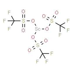 ChemSpider 2D Image | Scandium tris(trifluoromethanesulfonate) | C3F9O9S3Sc