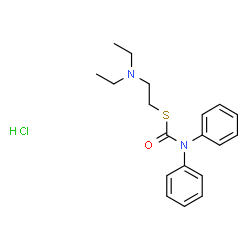 ChemSpider 2D Image | Fencarbamide hydrochloride | C19H25ClN2OS