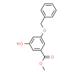 ChemSpider 2D Image | Methyl 3-(benzyloxy)-5-hydroxybenzoate | C15H14O4