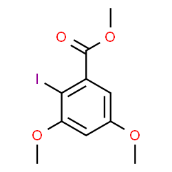 ChemSpider 2D Image | Methyl 2-iodo-3,5-dimethoxybenzoate | C10H11IO4