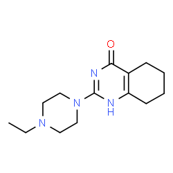 ChemSpider 2D Image | 2-(4-Ethyl-1-piperazinyl)-5,6,7,8-tetrahydro-4(1H)-quinazolinone | C14H22N4O